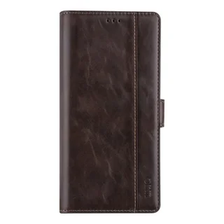 Telefontok Samsung Galaxy Note 20 Ultra - barna ráhajtófüles könyvtok