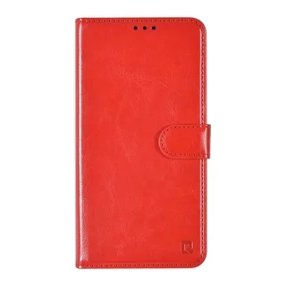 Telefontok Samsung Galaxy A57 5G - piros ráhajtófüles könyvtok