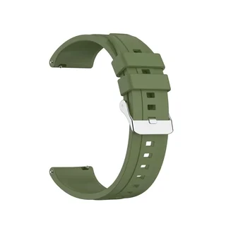 Okosóra szíj - Xiaomi Watch 2 / 2 Pro - olívazöld szilikon szíj (22 mm)