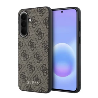 Telefontok Samsung Galaxy A57 5G - Guess Metal Classic Logo Hátlaptok - barna
