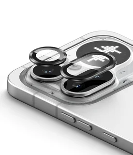 Üvegfólia Nothing Phone (4a) Pro - RINGKE kamera üvegfólia fekete kerettel (2 szett)