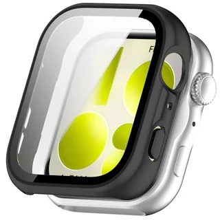 Huawei Watch Fit 5 - Tech-Protect Defense360 - fekete műanyag/üveg okosóra védő tok