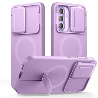 Telefontok Samsung Galaxy A57 - Tech- Protect Kevlar Aura - MagSafe kompatibilis hátlap tok, lila