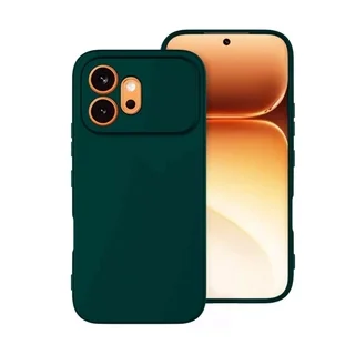 Telefontok Honor 600 Pro 5G - zöld szilikon hátlap tok
