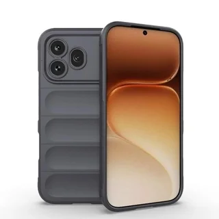Telefontok Honor 600 Pro 5G - Pastel Armor - fekete szilikon hátlap tok