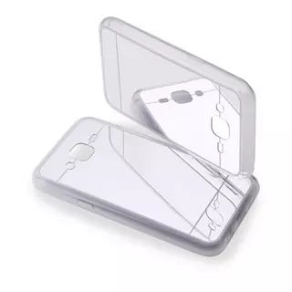 Telefontok Samsung Galaxy J120F Galaxy J1 2016 - ezüst tükrös szilikon hátlap tok