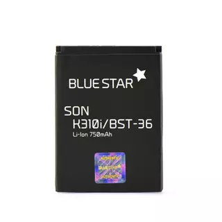 Telefon akkumulátor: BlueStar Sony Ericsson BST-36 K310i K510i J300 W200 utángyártott akkumulátor 750mAh