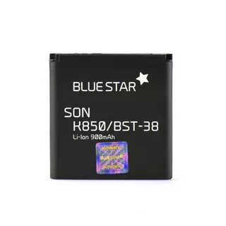 Telefon akkumulátor: BlueStar Sony Ericsson K850/W580/T650/S500/K770/W890/C902/C510 BST-38 utángyártott akkumulátor 900mAh