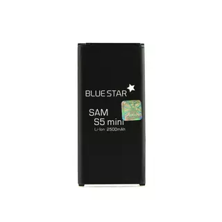 Telefon akkumulátor: BlueStar Samsung G800 Galaxy S5 mini EB-BG800BBE utángyártott akkumulátor 2500mAh