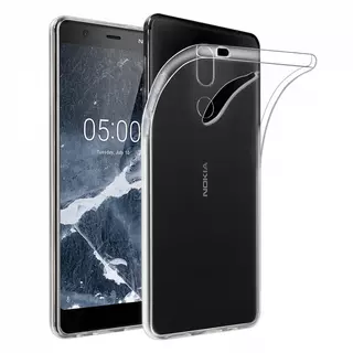 Telefontok Nokia 5.1 - ultra vékony 0,3mm átlátszó szilikon tok