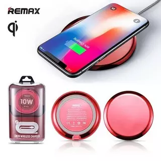 Telefon töltő: Remax RP-W11 piros vezeték nélküli (Wireless) töltő 1A 10W + fehér micro usb kábel 1,2m
