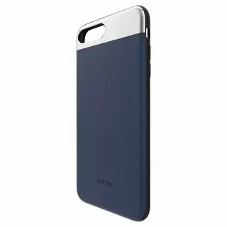 Telefontok iPhone 7 / iPhone 8 - Dotfes G03 kék bőr prémium hátlap tok