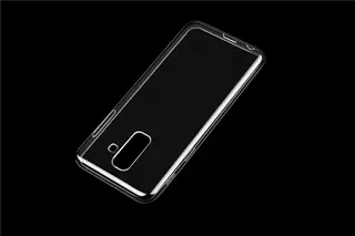Telefontok Samsung Galaxy A6 Plus (2018) - Átlátszó szilikon tok 