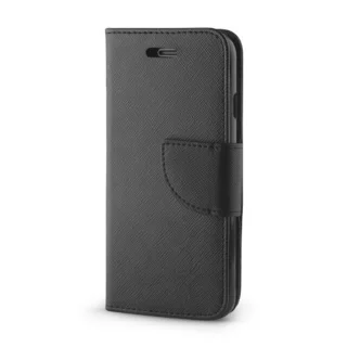 Telefontok Samsung J4+ (J4 Plus) - Smart Fancy kinyitható tok fekete