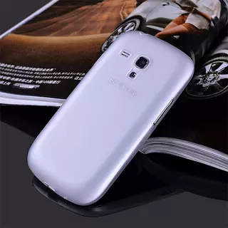 Telefontok Samsung Galaxy S3 mini - ultravékony műanyag tok fehér