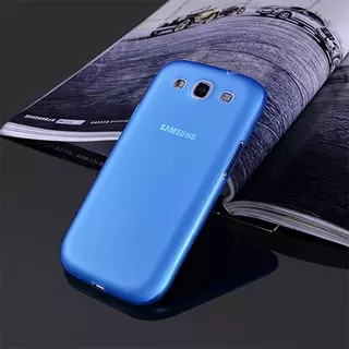 Telefontok Samsung Galaxy S3 - ultravékony műanyag tok kék