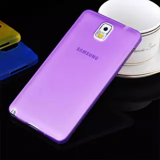 Telefontok Samsung Galaxy Note 3 - ultravékony műanyag tok lila