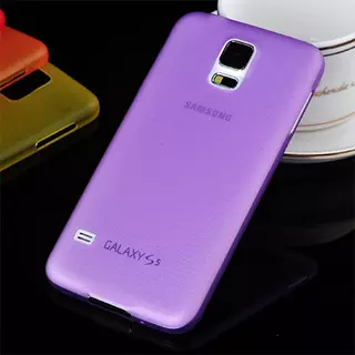 Telefontok Samsung Galaxy S5 - ultravékony műanyag tok lila