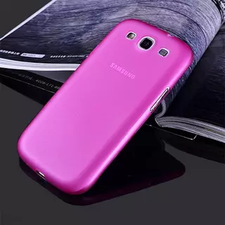 Telefontok Samsung Galaxy S3 - ultravékony műanyag tok rózsaszín