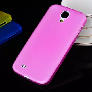 Telefontok Samsung Galaxy S4 - ultravékony műanyag tok rózsaszín