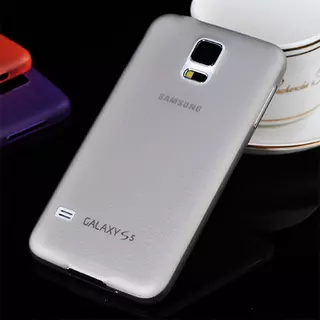 Telefontok Samsung Galaxy S5 mini - ultravékony műanyag tok szürke