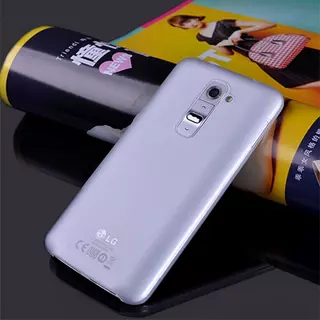 Telefontok LG G2 - ultravékony műanyag tok fehér
