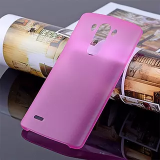 Telefontok LG G3 - ultravékony műanyag tok rózsaszín