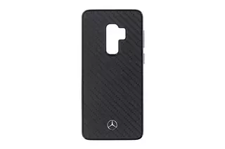 Telefontok Samsung Galaxy S9+ Mercedes-Benz Szilikon Hátlap Dynamic Line - Fekete (3700740427019)